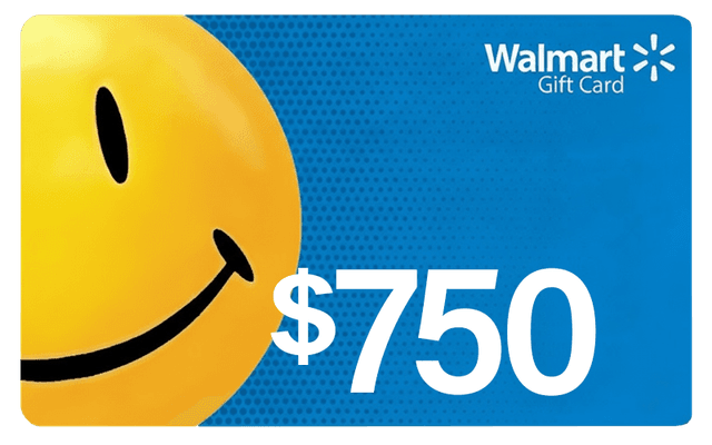 Walmart $750 Gift Card